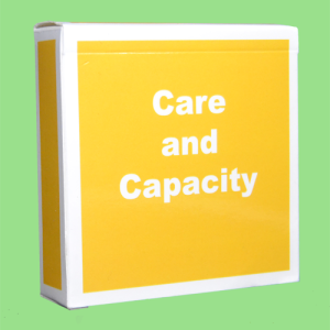 Care and Capacity Cards by Zoomdek Publishing. Pack front.