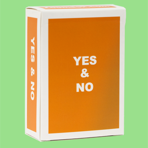 Yes & No Cards, pack front, by Zoomdek Publishing.