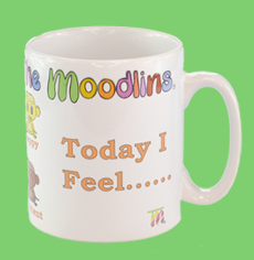 The Moodlins's. Wiblow's How are you feeling today? Mug.